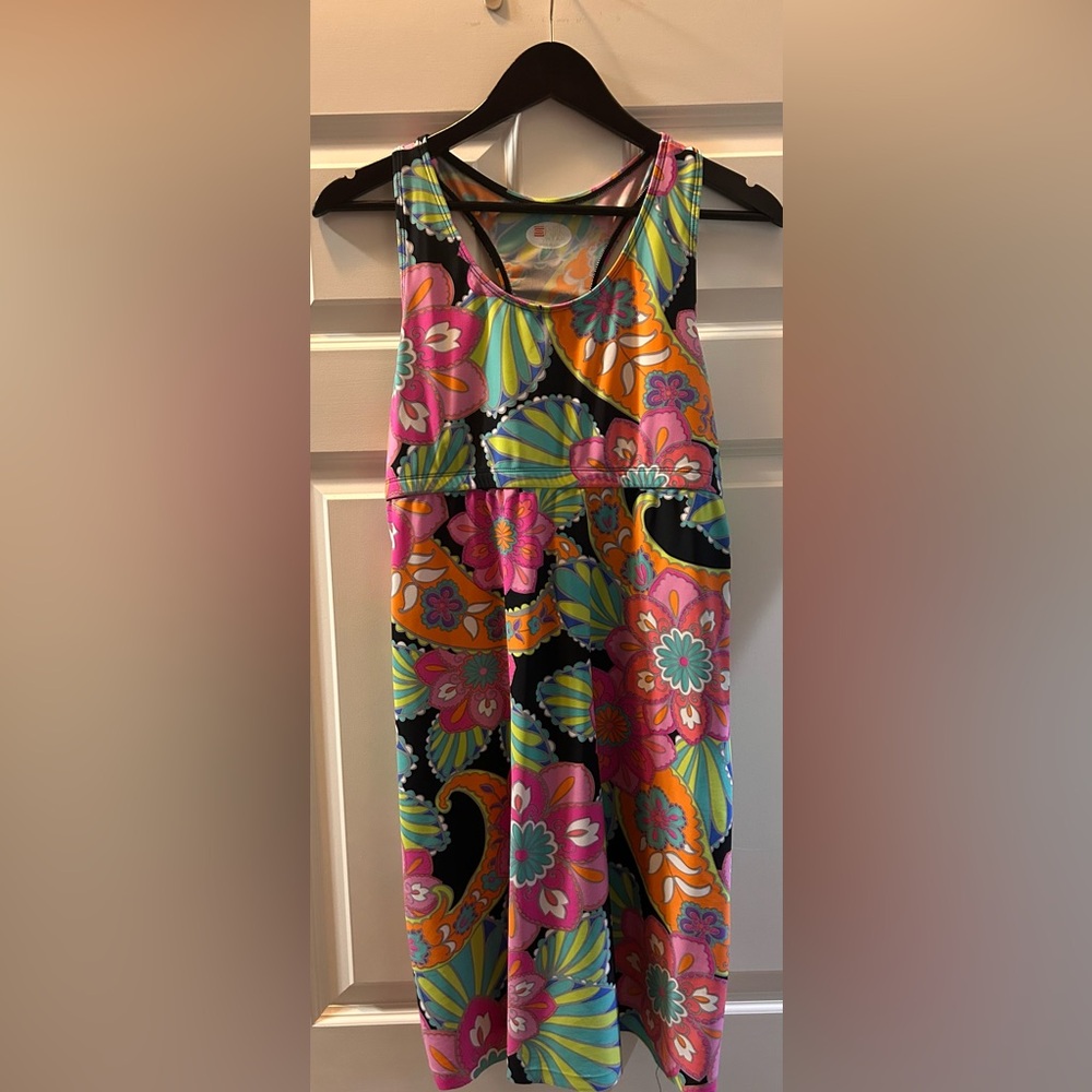 COPY - Spunk Wear racer back floral printed dress